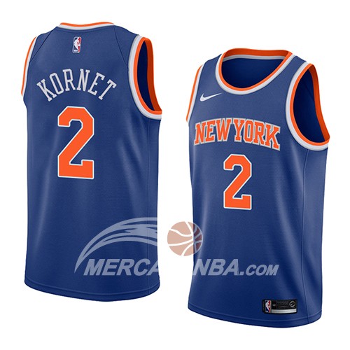 Maglia NBA New York Knicks Luke Kornet Icon 2018 Blu